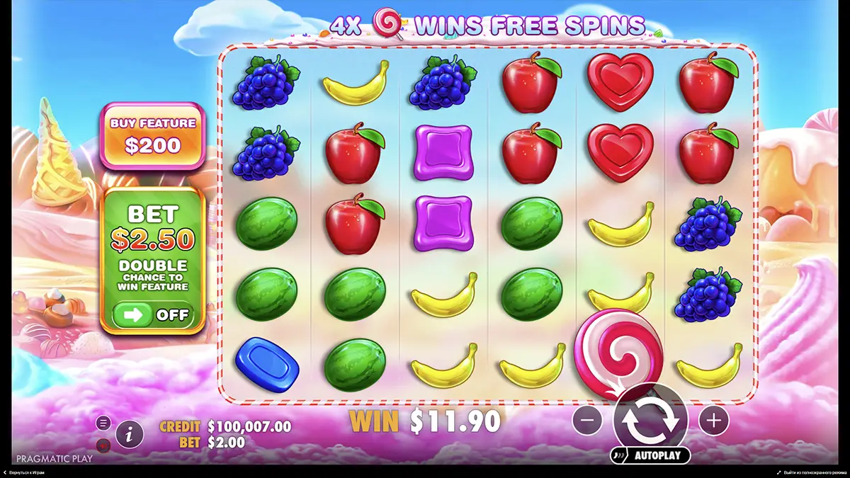 Виграші в Sweet Bonanza на телефоні