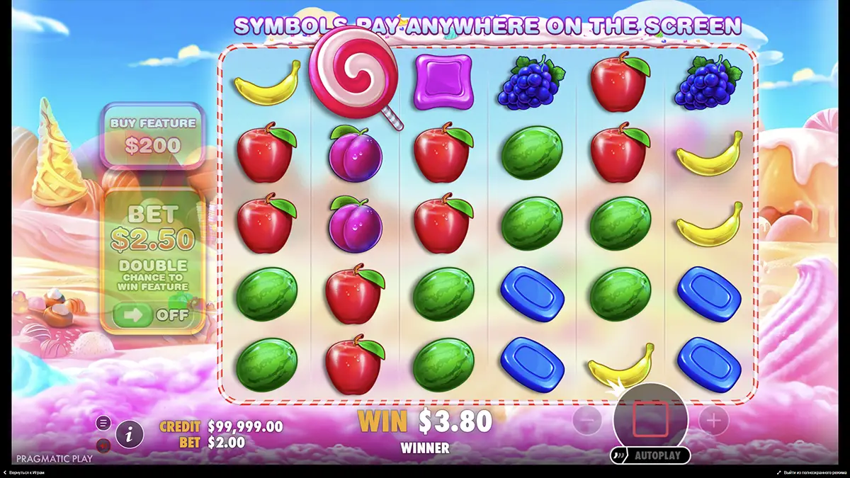 Sweet Bonanza демо режим